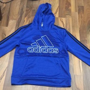 Adidas blue and black sweater